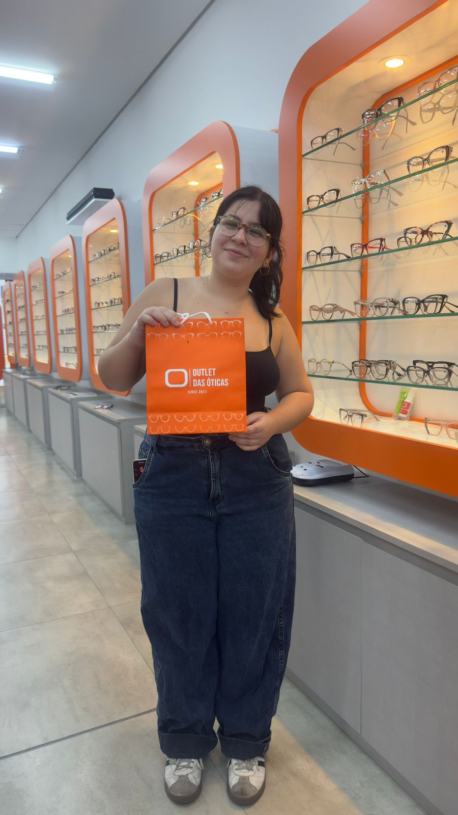Cliente Outlet das Óticas