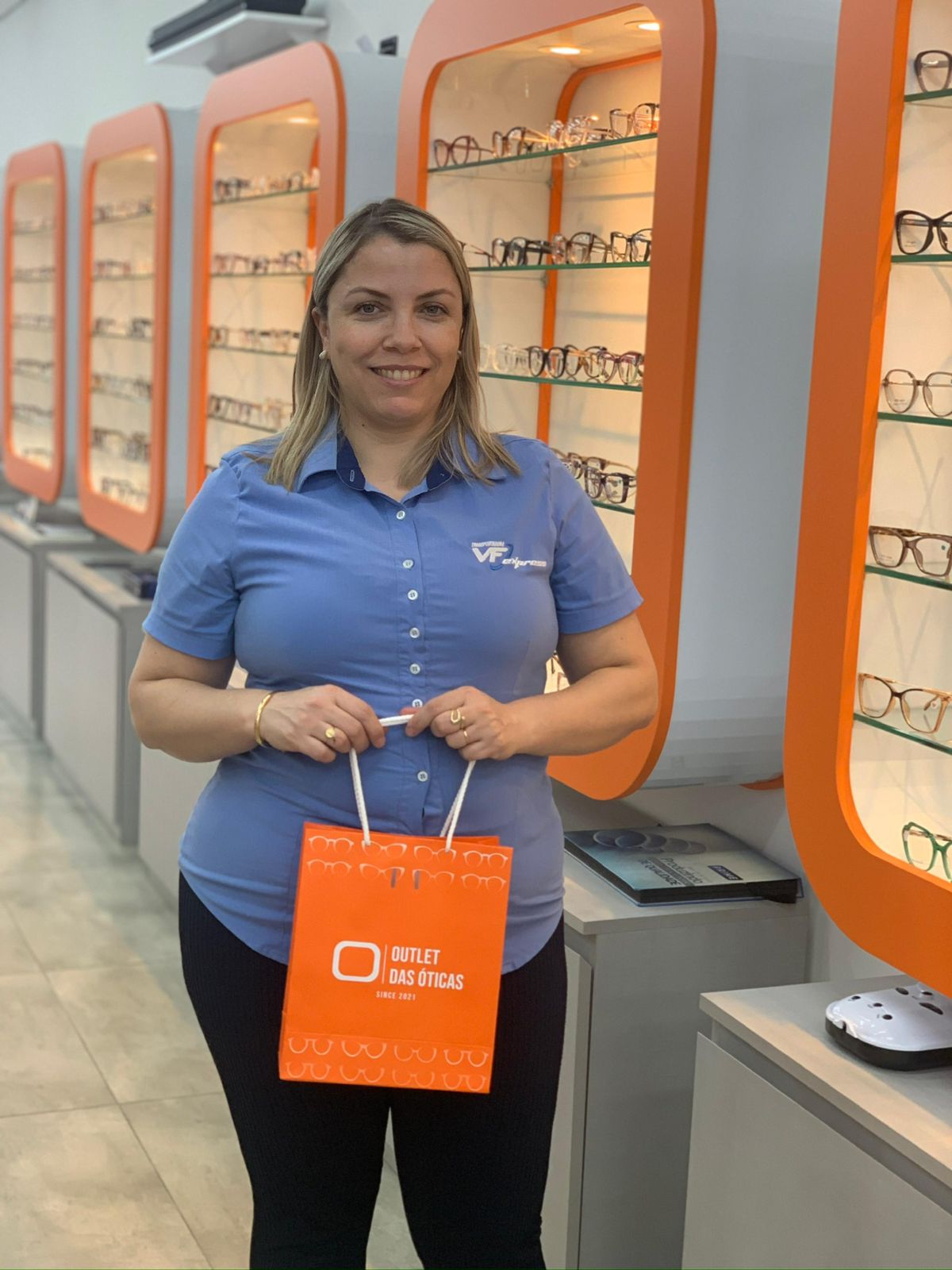 Cliente Outlet das Óticas