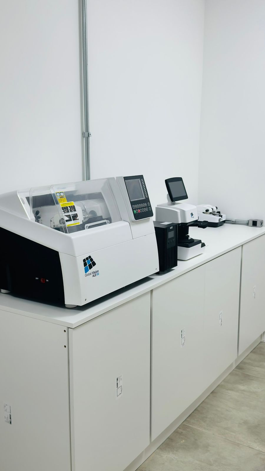 Equipamentos modernos para exame de visão